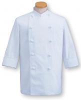 厨房用白衣　メンズ  コックコート　七分袖KC-426　サーヴォ