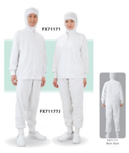 サンエス　抗菌・白衣 男女兼用長袖ブルゾン　FX71171R