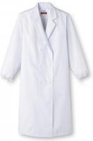 医療用白衣　女性用ダブル型検査衣　長袖 MR-125　ホワイト　サーヴォ