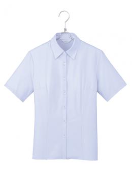 pieds 半袖ブラウス サックス オールシーズン(B2610-20)
